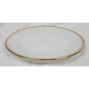 Vintage Oven Fire-King Ware White Porcelain Plate